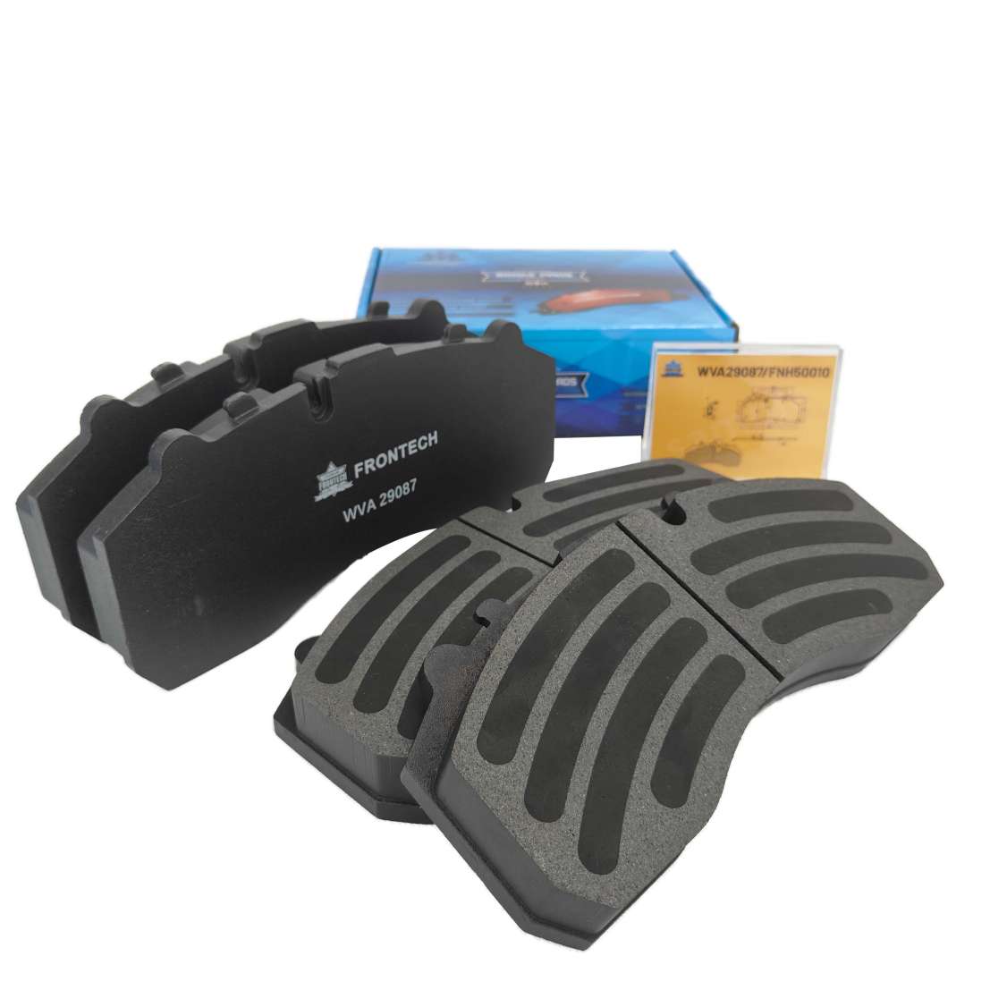 Commercial vehicle brake pads for trucks buses and trailers